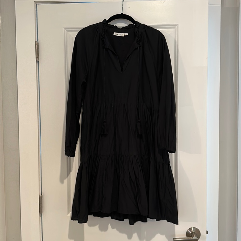 Roller Rabbit Black Cotton Tassel Dress XS